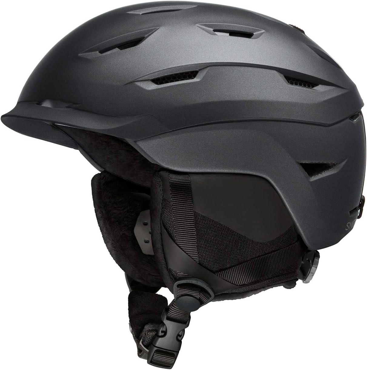 Smith Optics Liberty Lightweight Snow Helmet for Women, Matte Black Pearl, Large (Like New, No Retail Box)