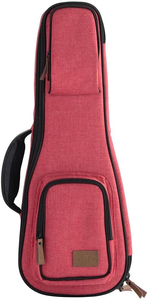 Kala Sonoma Coast Zipper Faux Soft-shell Leather Ukulele Case, Web Handle (Like New, No Retail Box)