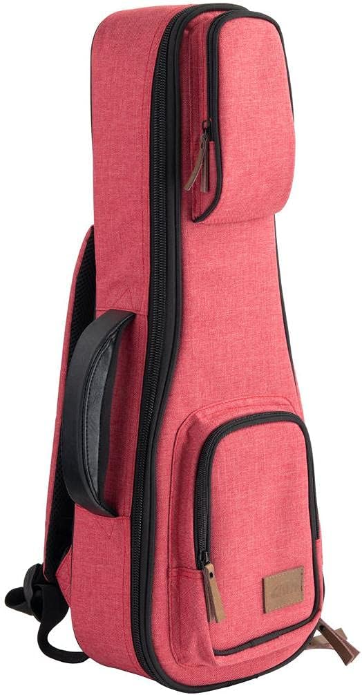 Kala Sonoma Coast Zipper Faux Soft-shell Leather Ukulele Case, Web Handle (Like New, No Retail Box)