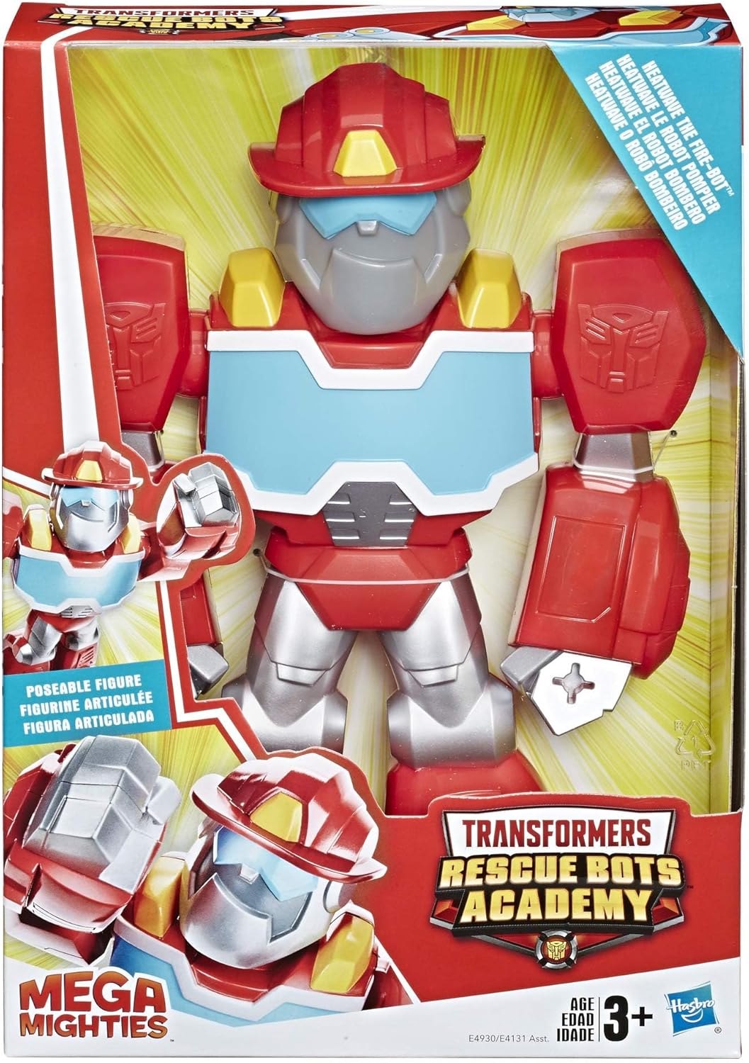 Transformers Playskool The Fire-Bot 10 Inches Robot Action Figure, Ages 3 & Up (New, Damaged Retail Box)