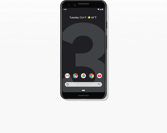 Google Pixel 3 with 4GB/64GB 5.5" Display Unlocked Memory Cell Phone, Just Black (Used, No Retail Box)