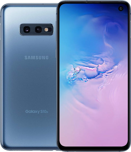 Samsung Galaxy S10e 128GB+6GB 6.1" Dual-SIM Unlocked AT&T Smartphone, Prism Blue (Used)