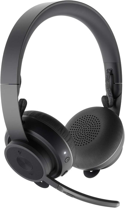 Logitech Wireless On Ear Bluetooth Headset, Active Noise Cancellation - Black (Used)