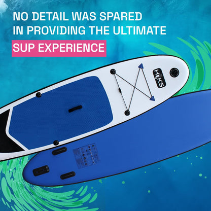 HIKS 10'6" Inflatable Standup Polyester Paddleboard SUP Kayak Set for Adults (Like New)