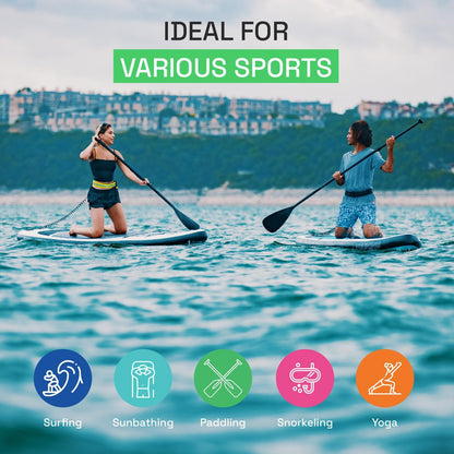 HIKS 10'6" Inflatable Standup Polyester Paddleboard SUP Kayak Set for Adults (Like New)
