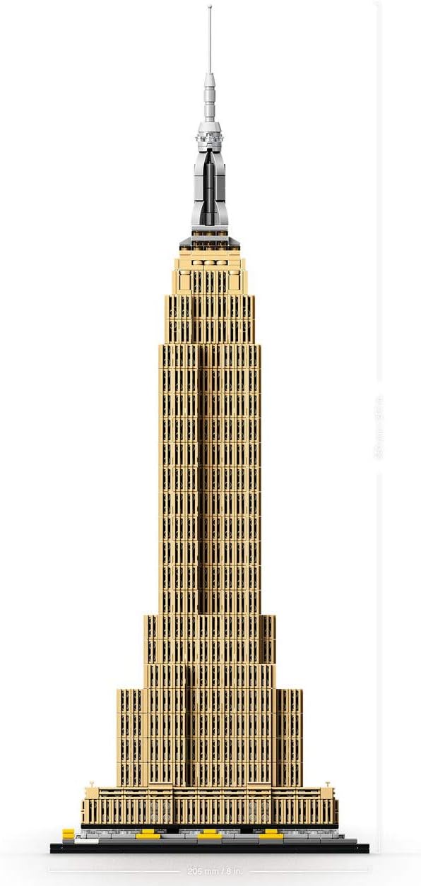 LEGO Architecture Empire State Building Model Kit for Adults & Kids, 1767 Pieces (Like New)