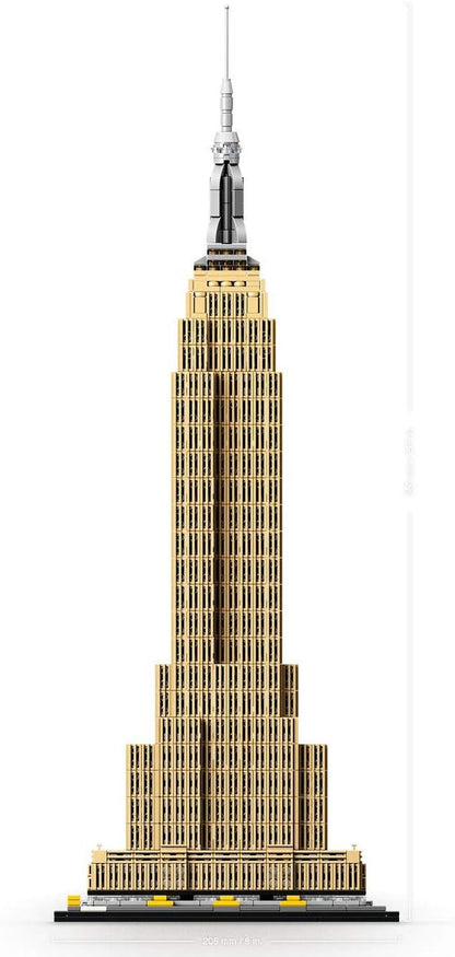 LEGO Architecture Empire State Building Model Kit for Adults & Kids, 1767 Pieces (Like New)