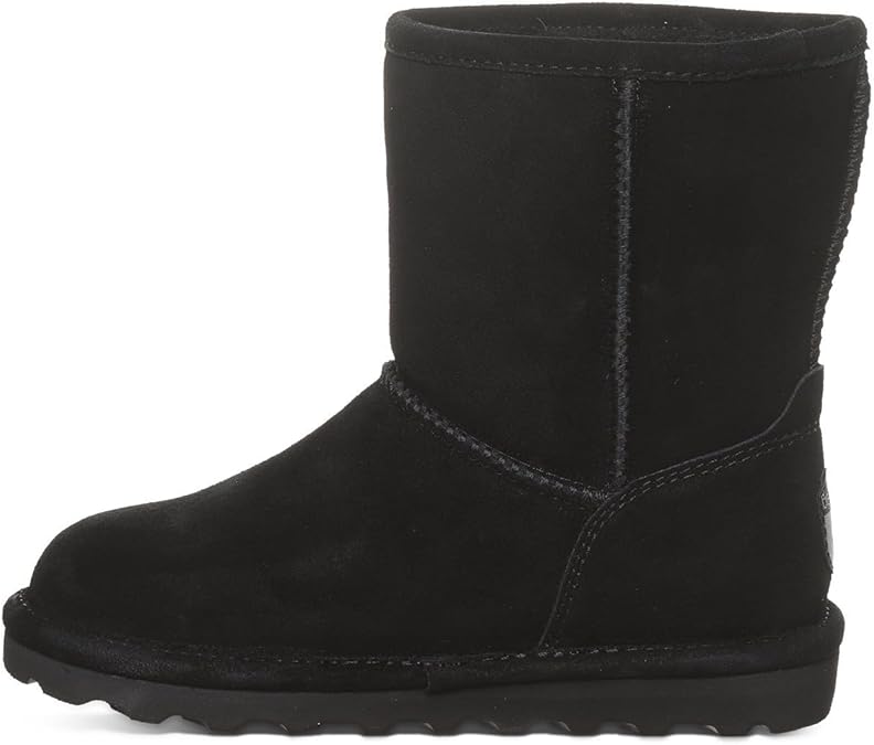 BEARPAW Elle Youths Ankle Slip On Boot for Indoor and Outdoor, Rubber Sole (Like New, Damaged Retail Box)