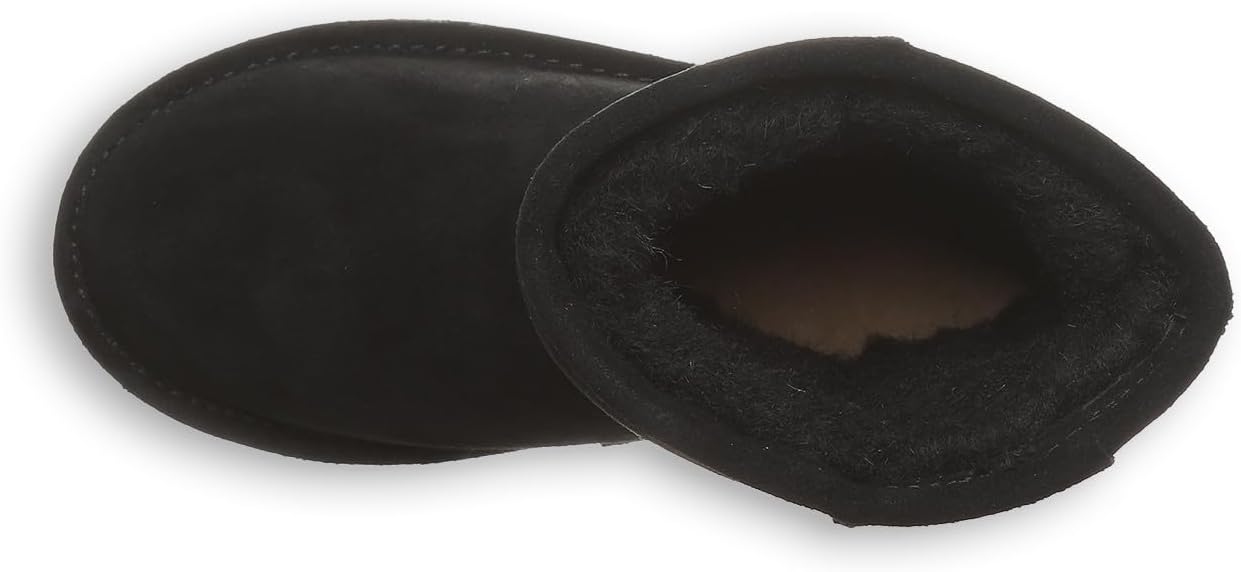BEARPAW Elle Youths Ankle Slip On Boot for Indoor and Outdoor, Rubber Sole (Like New, Damaged Retail Box)