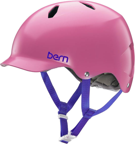 BERN Summer Acrylonitrile Butadiene Styrene Bandito EPS Helmet for Multi-Sport ()