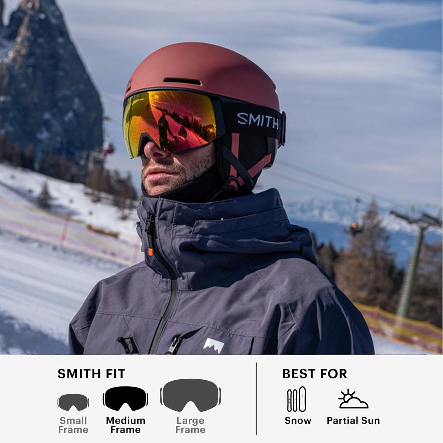 Smith Optics I/O Mag Magnetic Skiing Goggle w/ ChromaPop Lens for Men and Women (Like New)