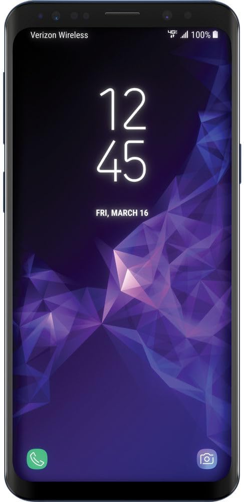 Samsung Galaxy S9 G960U 64GB+4GB 5.8" Verizon Unlocked Smartphone, Coral Blue (Used)