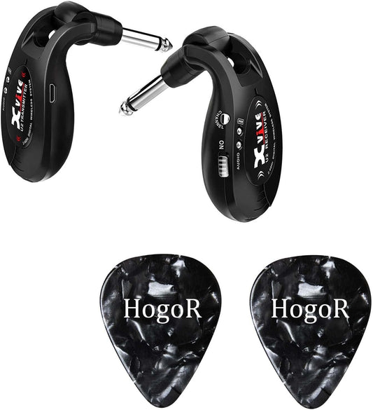 Xvive U2 Wireless Transmitter and Receiver Guitar System for PC/Speaker - Black (Like New)