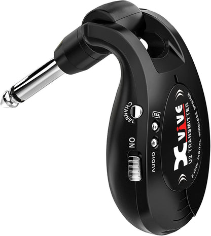 Xvive U2 Wireless Transmitter and Receiver Guitar System for PC/Speaker - Black (Like New)