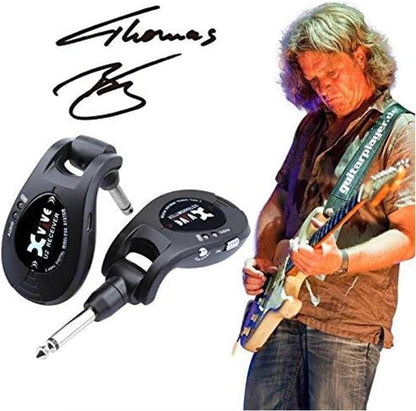 Xvive U2 Wireless Transmitter and Receiver Guitar System for PC/Speaker - Black (Like New)