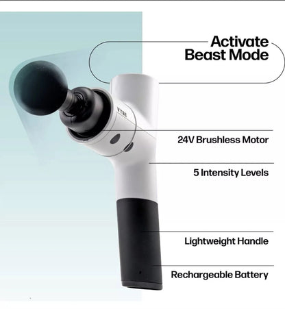 VYBE Premium Muscle Massage Gun for Athletes, Powerful Handheld Deep Tissue (Used)