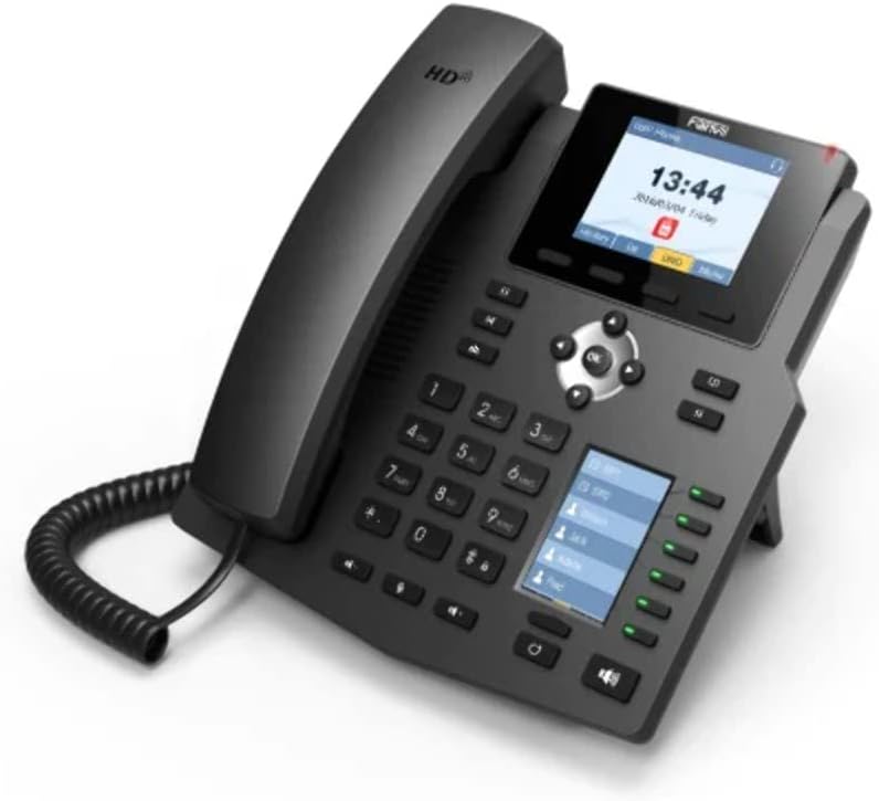 Fanvil X4G Gigabit SIP Enterprise Desktop Phone with LCD Dual-Color Display (Like New)