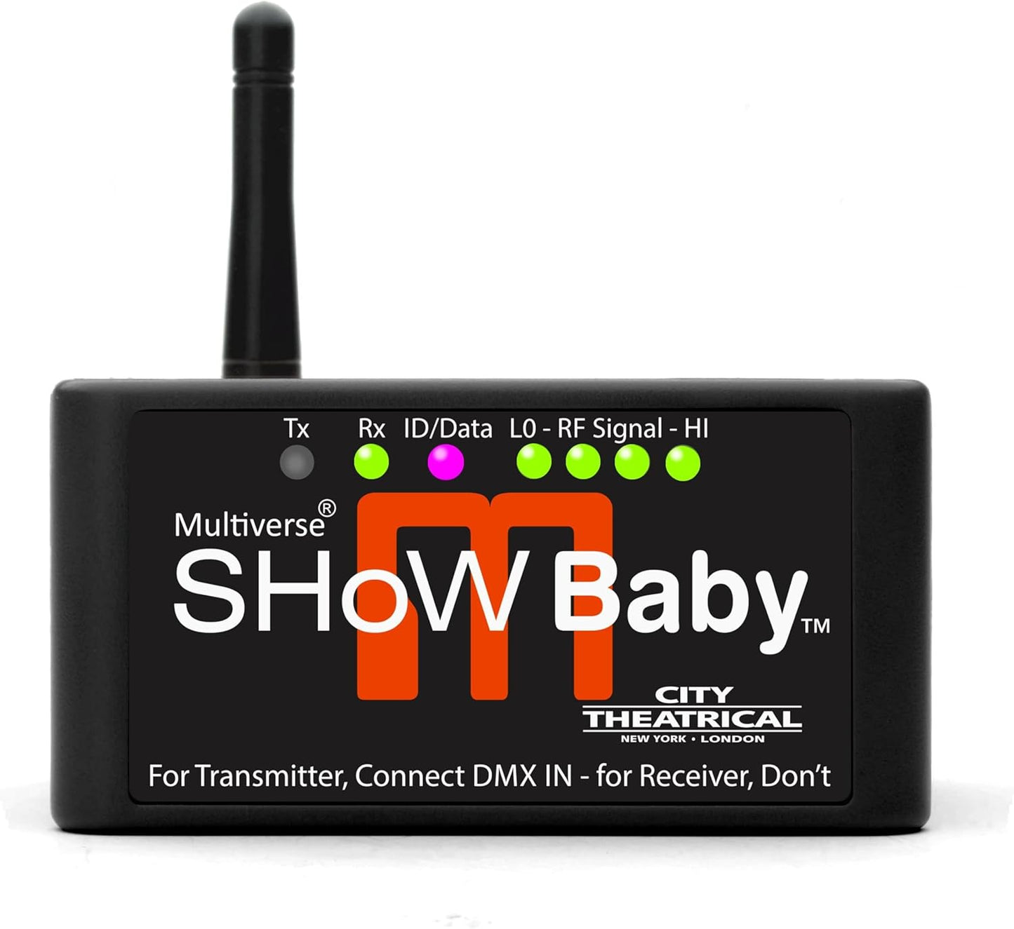 City Theatrical 5900 Multiverse SHoW Baby Wireless DMX Transceiver, 6 Channels (Like New)