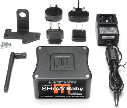 City Theatrical 5900 Multiverse SHoW Baby Wireless DMX Transceiver, 6 Channels (Like New)