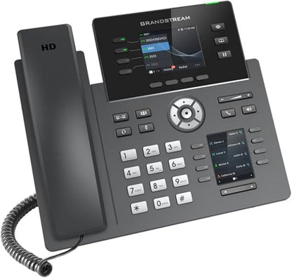 Grandstream GRP2614 4 Line 6 SIP IP Phone, PoE Gigabit 2.8" Color Display VoIP (Used)