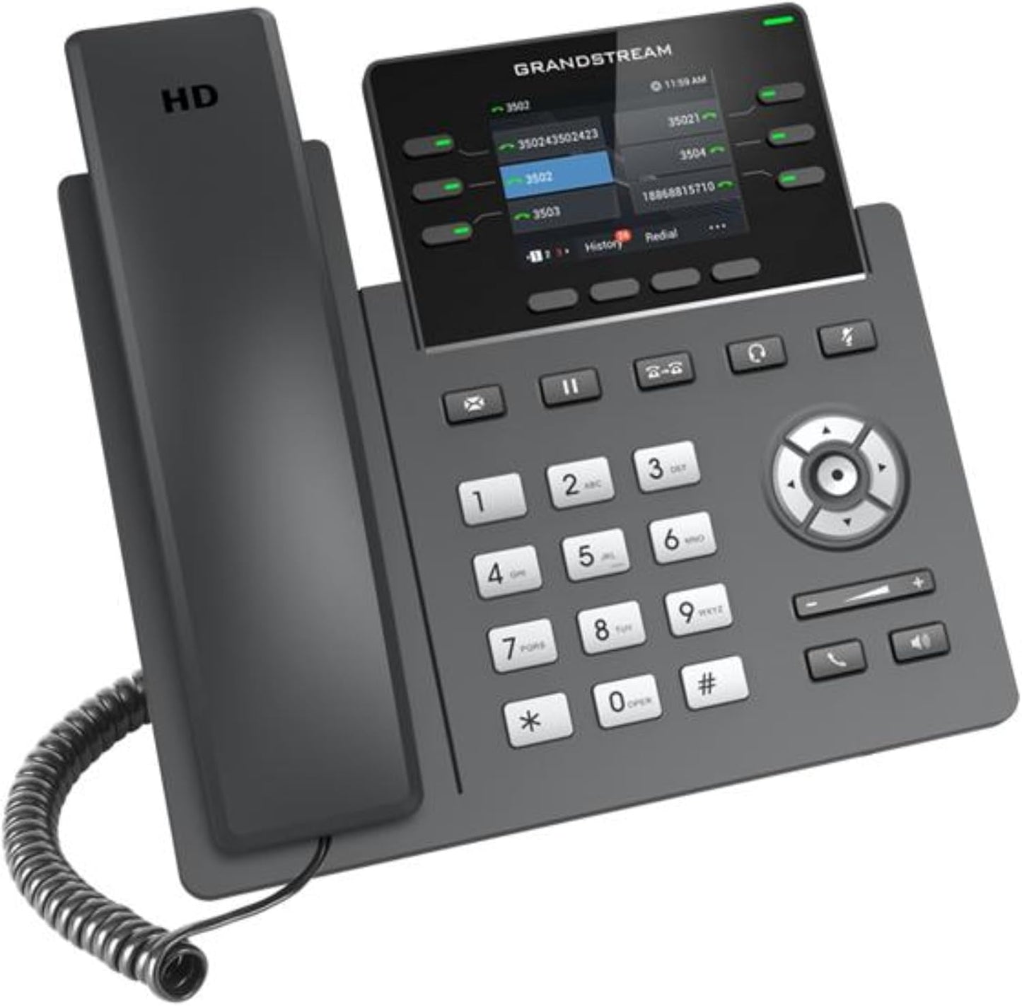 Grandstream GRP-2613 2.8" Display IP Phone with 6 Lines & 4 SIP Accounts - Black (Used)