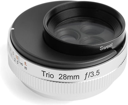 Lensbaby LBTR28CRF Trio 28mm Focal Length Standard Lens for Canon RF Cameras (Like New)