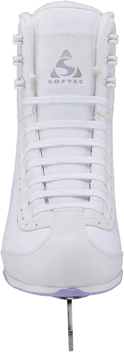 Jackson Ultima Softec Vista Women's/Girls Figure Skates, White - Size Adult 8 (Like New)
