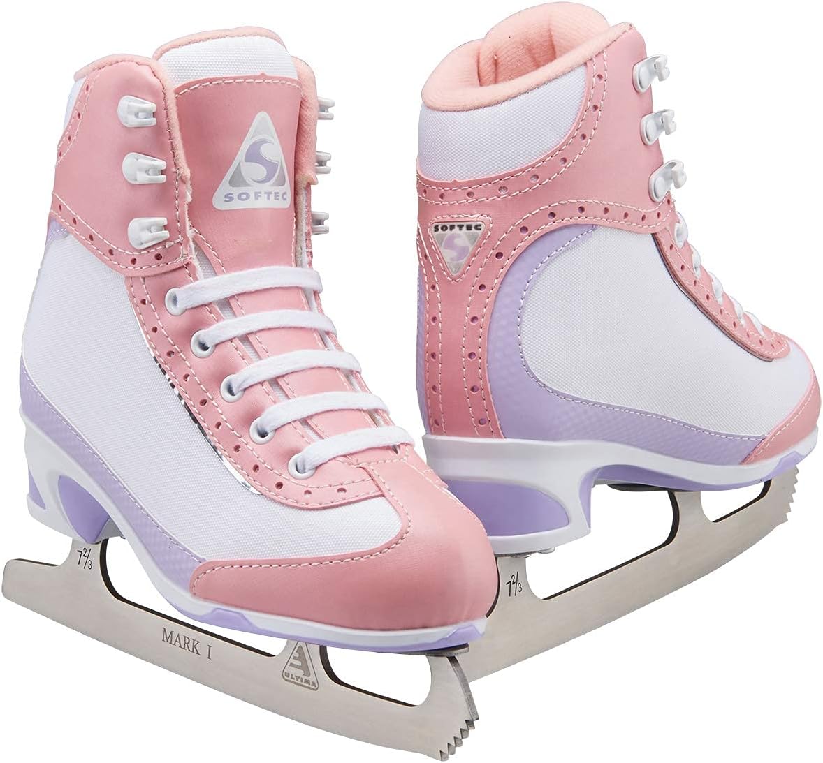 Jackson Ultima Softec Vista Figure Ice Skates for Women's/Girls, Size 7 - Black (Like New)