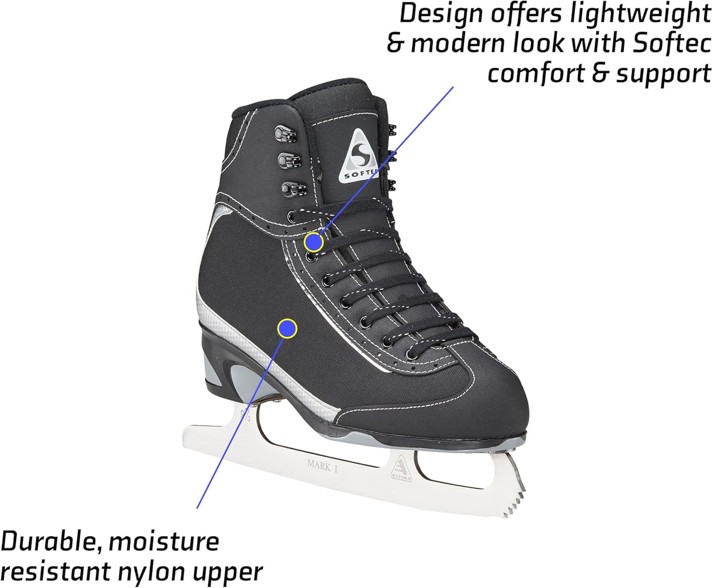 Jackson Ultima Softec Vista Figure Skates for Women/Girl, Size Adult 7 - Black (New)