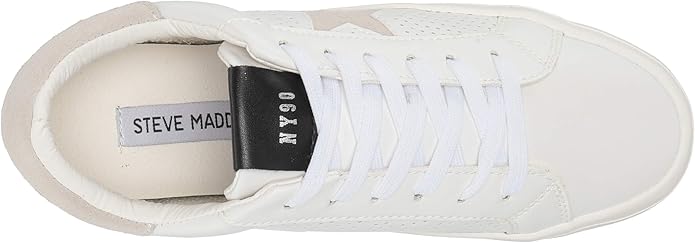 Steve Madden Low Top Starling Lace-Up Sneaker for Women, Suede Sole Material (Like New)