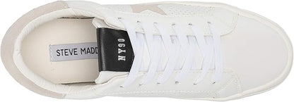 Steve Madden Low Top Starling Lace-Up Sneaker for Women, Suede Sole Material (Like New)