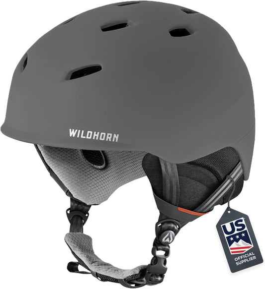 Wildhorn Drift Snowboard & Ski Helmet - Small, Graphite (New, Damaged Retail Box)