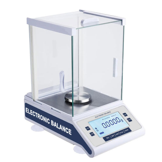 Fristaden Lab Internal Calibration Analytical Balance Scale, (0.0001 g) - Silver (Like New, No Retail Box)
