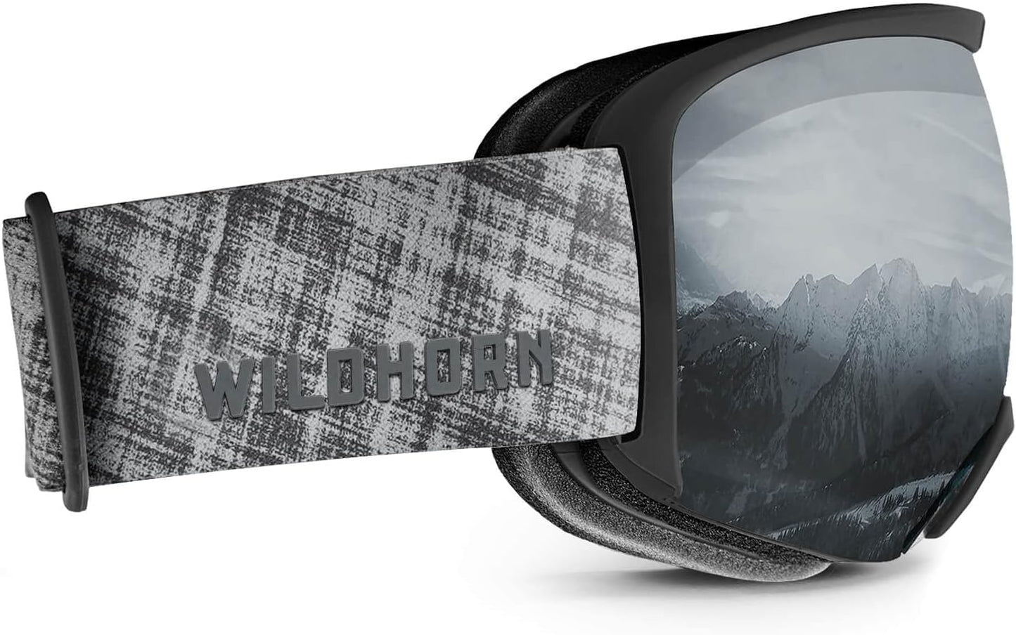 Wildhorn Cristo Ski Snow Goggles US Ski Team Official Supplier- Stealth-JetBlack (New)