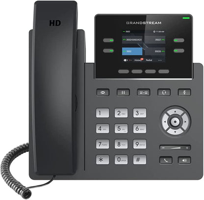 Grandstream GRP2612W IP Phone w/ 2.4" Display, 4 Lines & 4 SIP Accounts - Black (Like New, No Retail Box)