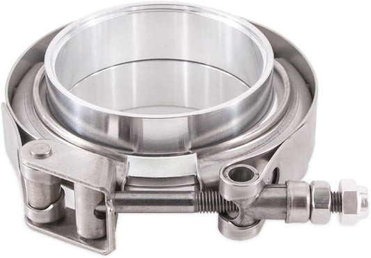 Mishimoto MMCLAMP-VA-4 Aluminum V-Band Max Clamp, 4" (101.6mm) - Silver (Like New)
