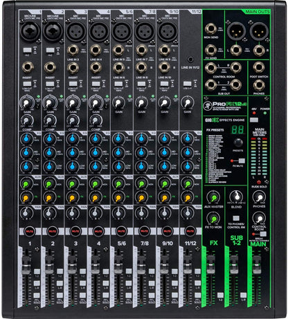 Mackie ProFX12v3 ProFX Series Professional Effects Mixer-Unpowered, 12-channel (Used, No Retail Box)