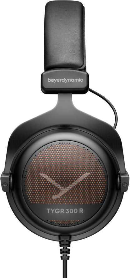 Beyerdynamic TYGR 300 R Open Retractable Wired Headset for Gaming, 32 Ohm, Black (Like New)