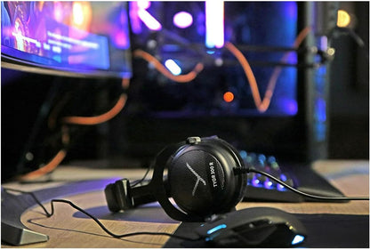 Beyerdynamic TYGR 300 R Open Retractable Wired Headset for Gaming, 32 Ohm, Black (Like New)