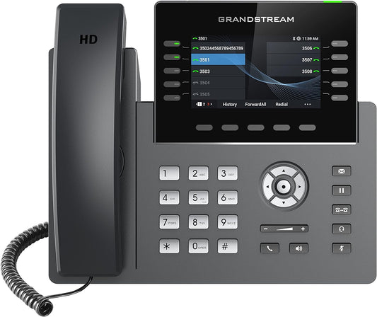 Grandstream GRP2615 Carrier-Grade Digital IP Phone 5 SIP Accounts - Black (Like New)