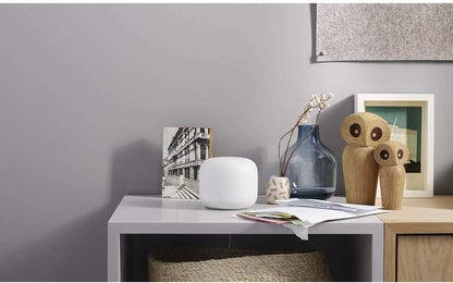 Google GA00595-US 4x4 AC2200 Mesh Wi-Fi Router with 2200 Sq Ft Coverage - White (Like New)