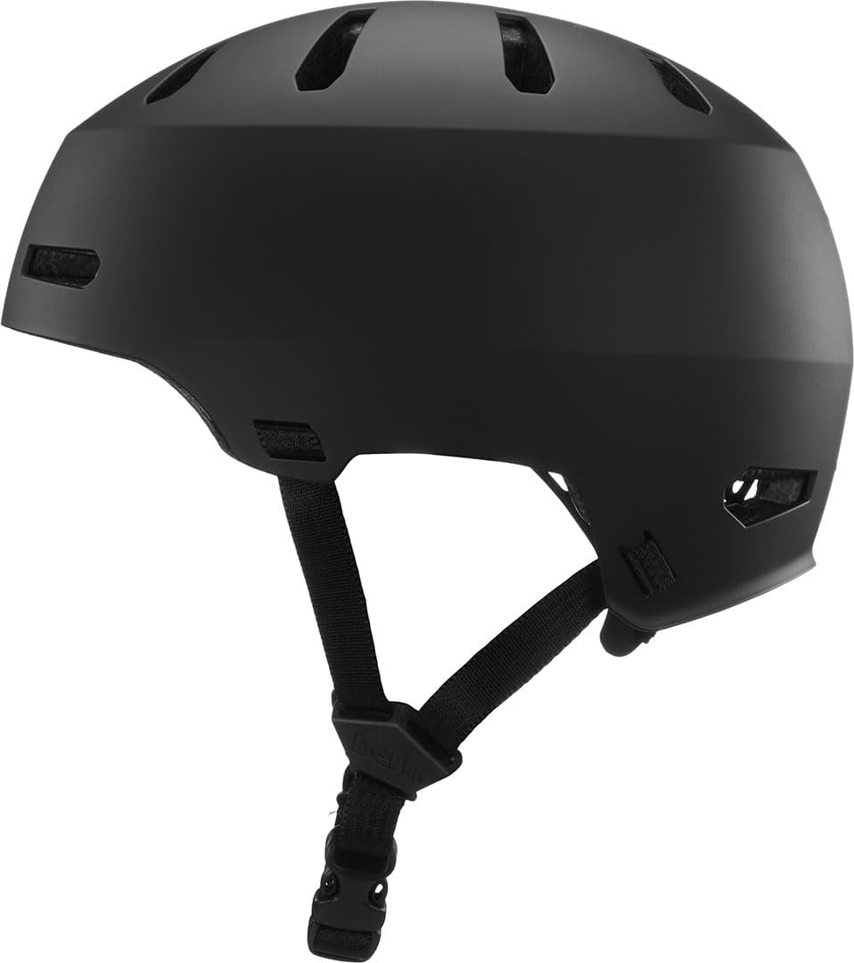 Bern Macon 2.0 Adult Multisport Helmet for Bike/Skateboard, Matte Black - Medium (Like New)