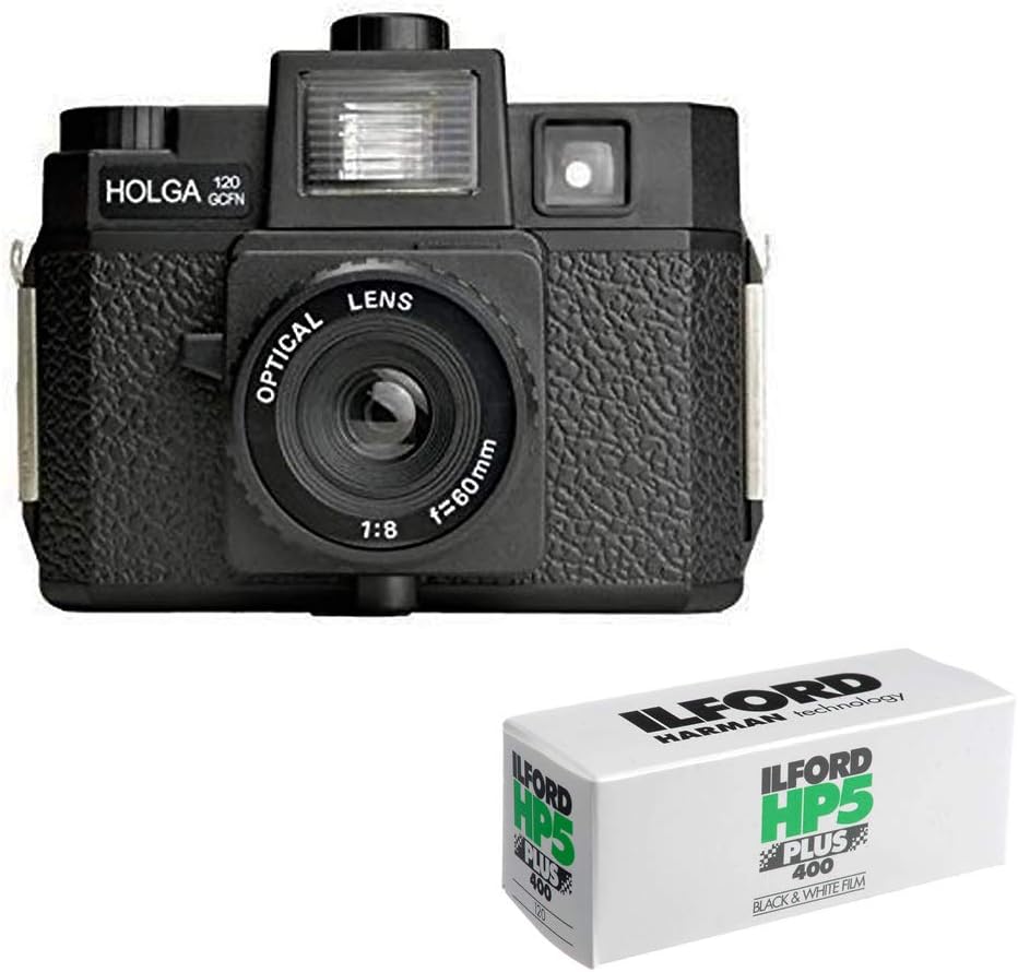 Holga 120GCFN Low Light Medium Format Film Camera with Manual Control - Black (Used, No Retail Box)