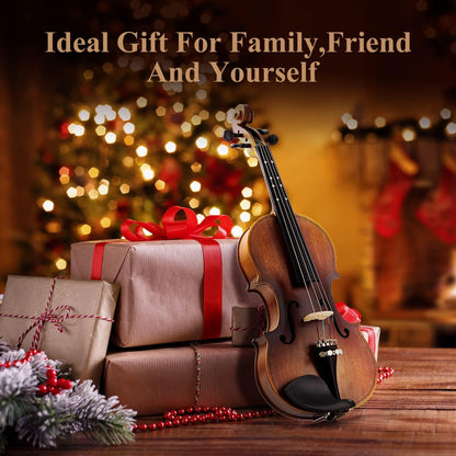 Eastar EVA-3 Beginner 4-String Violin Set with Fingerboard Guide, Hard Case (Used)
