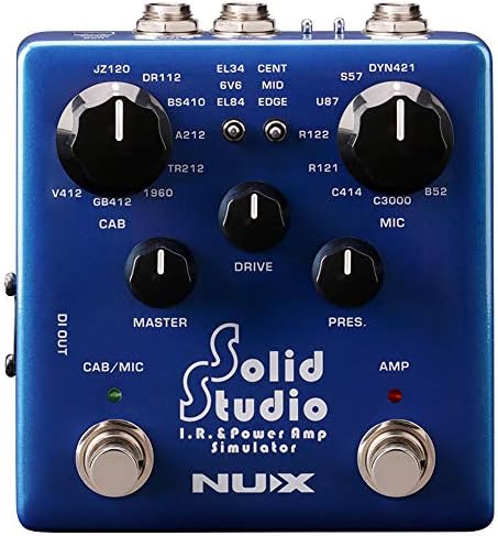 NUX NSS-5 Solid Studio I.R. and Power Amp Corded Electric Analog Simulator Pedal (Used)