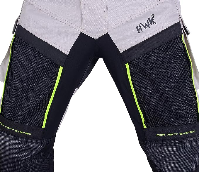 HWK Men Motorcycle, Cargo and Work Pants, Waist30"-32" Inseam30" - Silver- (Like New)