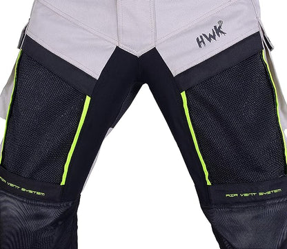 HWK Men Motorcycle, Cargo and Work Pants, Waist30"-32" Inseam30" - Silver- (Like New)