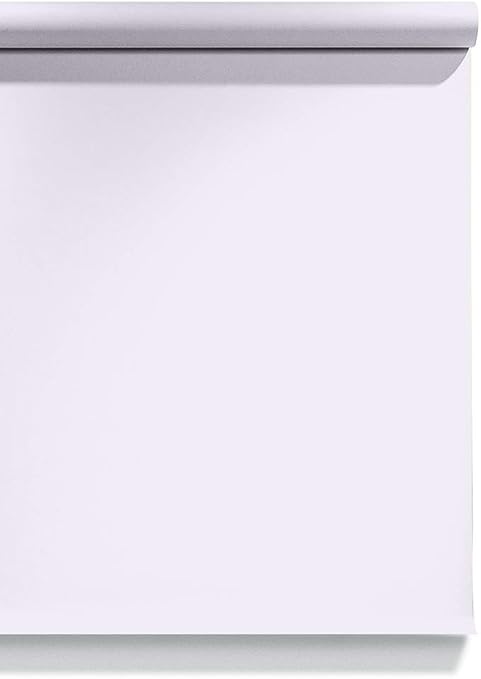 Superior Seamless Photography Backdrop Paper 86"x36' Wrinkle-Free, Arctic White (New, Damaged Retail Box)