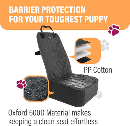 Active Pets Waterproof Dog Car Seat Cover for SUV Truck Sedan, High Protection (Used, Damaged Retail Box)