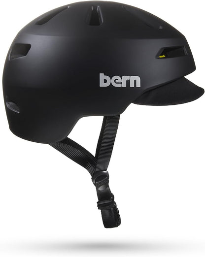 Bern Brentwood 2.0 MIPS Medium Bike Helmet w/ Rotational Protection, Matte Black (Like New)